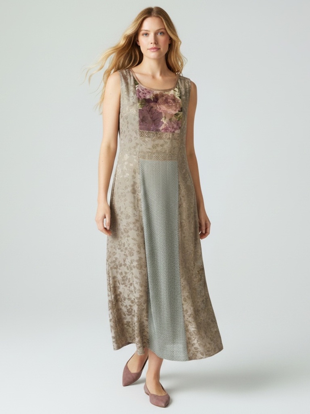 NWT VINTAGE Floral Maxi Dress